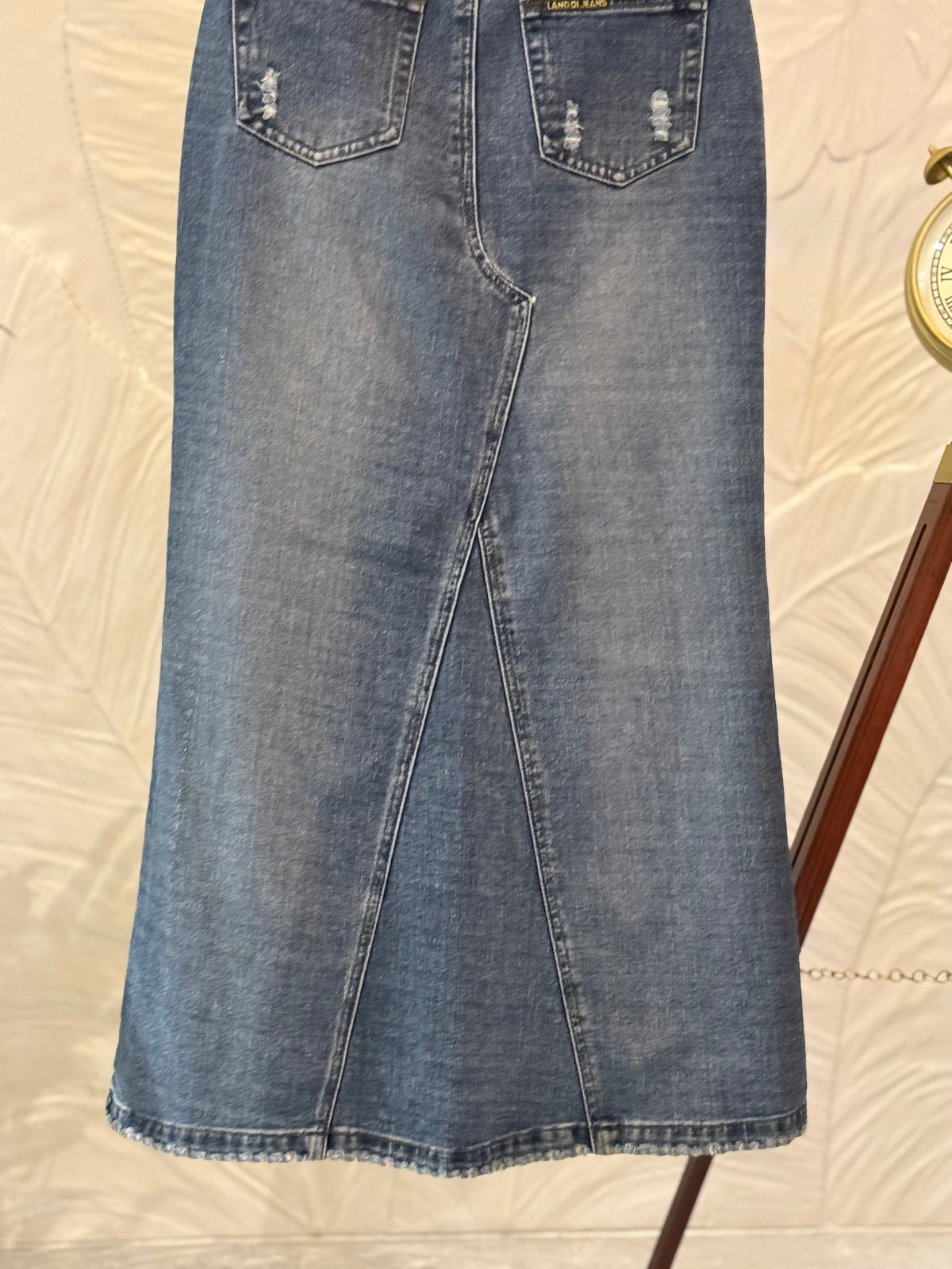 Denim Long skirt